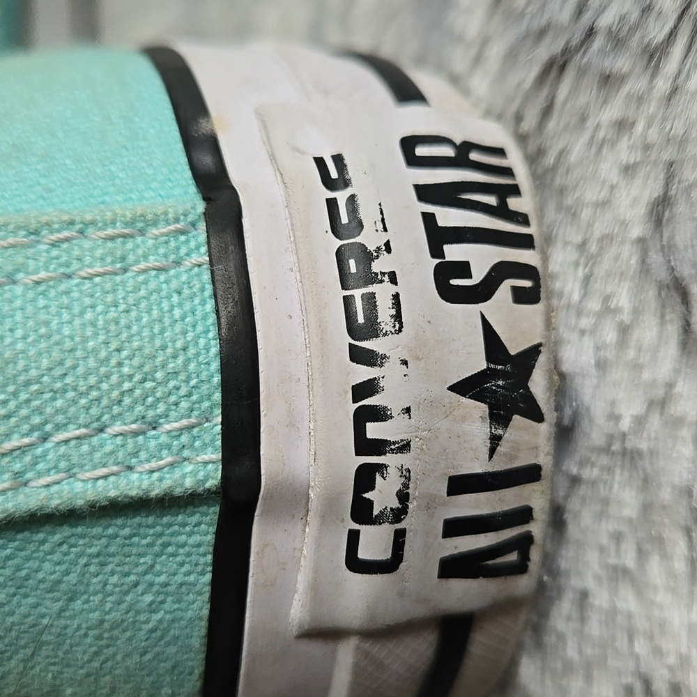 Converse Teal Sneakers, Womens Size 6, Great Condition - Picture 2 of 10